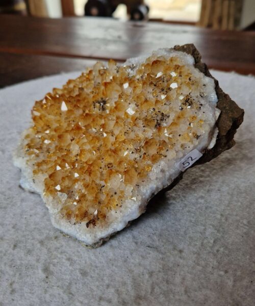 Large Premium High Grade Citrine Raw Druzy Cluster Piece 52 - 742g H7.5xW14xD12.5cm - Image 3