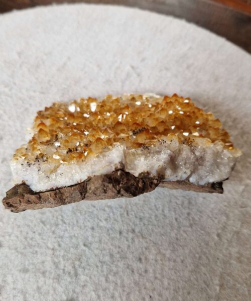Large Premium High Grade Citrine Raw Druzy Cluster Piece 52 - 742g H7.5xW14xD12.5cm - Image 4