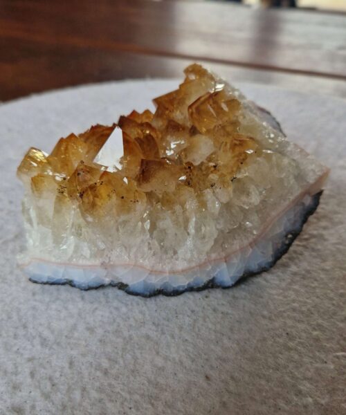 Large Premium High Grade Citrine Raw Druzy Cluster Piece 53 - 712g H7xW12xD9cm - Image 5