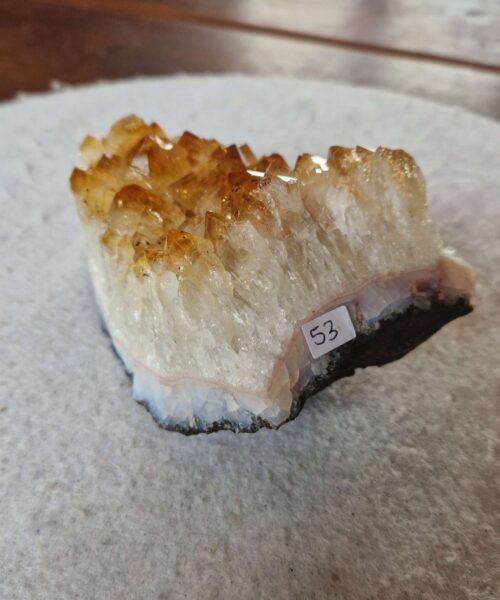 Large Premium High Grade Citrine Raw Druzy Cluster Piece 53 - 712g H7xW12xD9cm - Image 6