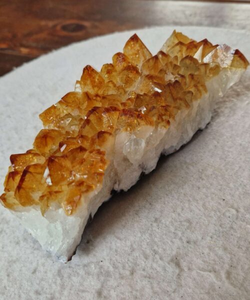 Large Premium High Grade Citrine Raw Druzy Cluster Piece 55 - 1.108g H7xW19xD6cm - Image 10
