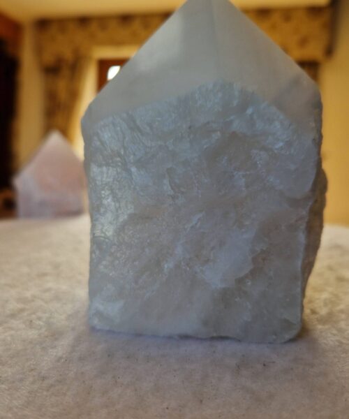 Large Clear Quartz White Crystal 34 Quartz Tower Points Polished Tip Gemstones Natural 1.224g H11.5xW8xD8cm - Image 9