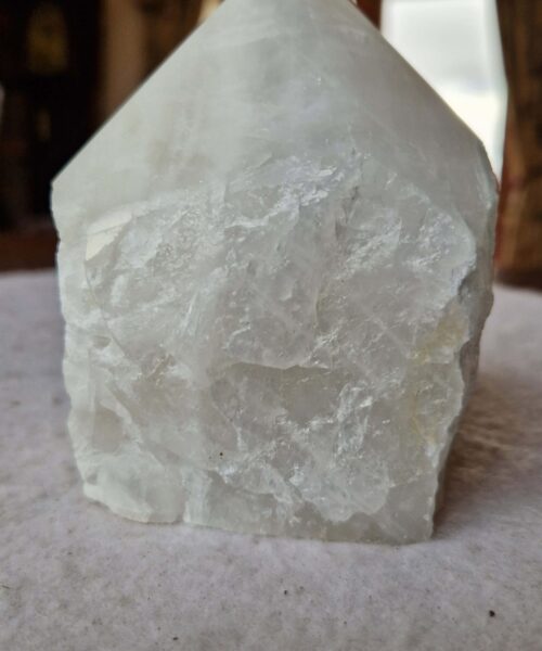 Large Clear Quartz White Crystal 41 Quartz Tower Points Polished Tip Gemstones Natural 1.077g H11xW8xD8cm