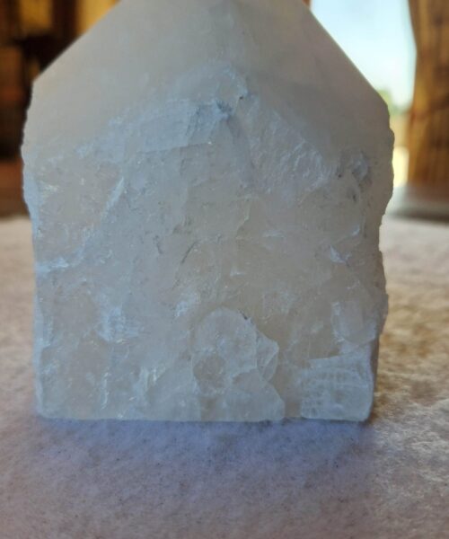 Large Clear Quartz White Crystal 43 Quartz Tower Points Polished Tip Gemstones Natural 1.091g H11xW8xD8cm