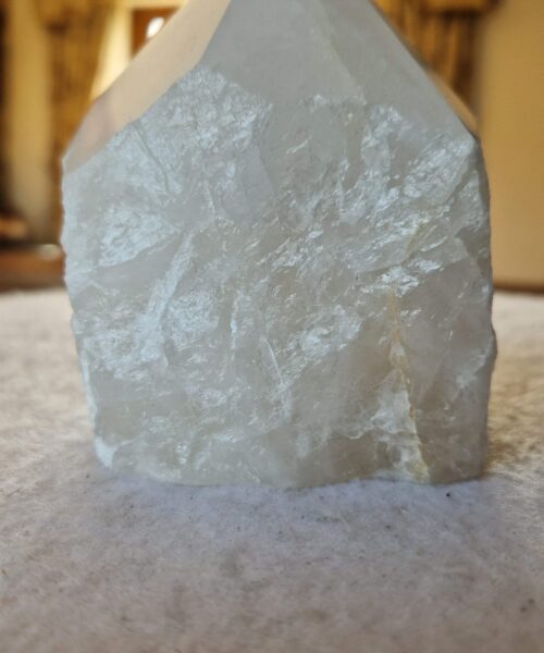 Large Clear Quartz White Crystal 47 Quartz Tower Points Polished Tip Gemstones Natural 1.143g H11xW8.5xD7.5cm - Image 3