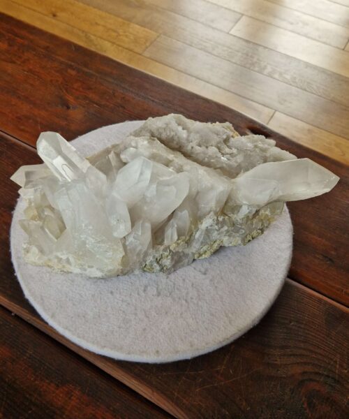 HUGE Premium Rare Clear White Rock Crystal Cluster 31 - 10.832g H18xW26xD27.5cm - Image 7