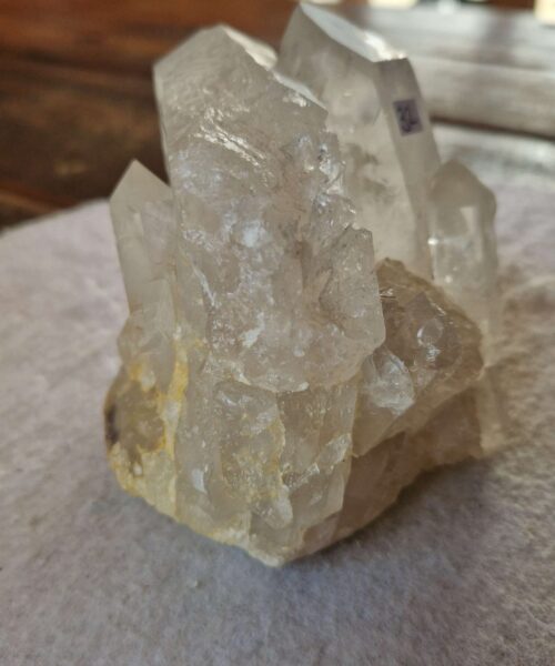 Large Premium Rare Clear White Rock Crystal Cluster 32 - 1.063g H9.5xW10.5xD9cm - Image 10