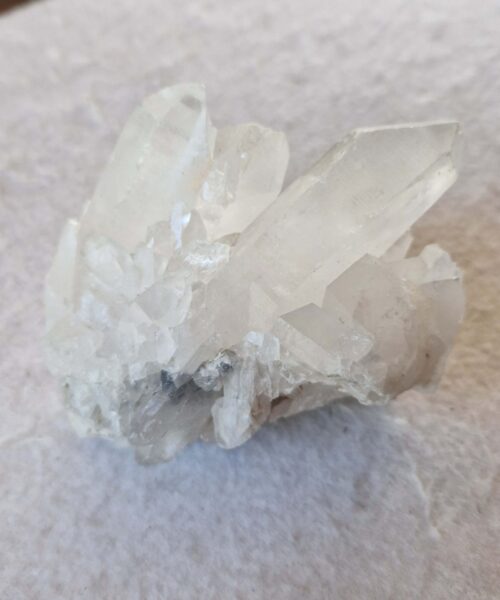 Large Premium Rare Clear White Rock Crystal Cluster 34 - 526g H8xW10xD8.5cm - Image 6