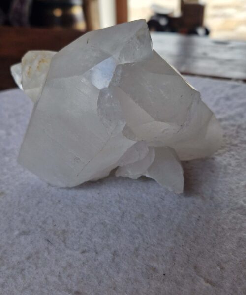 Large Premium Rare Clear White Rock Crystal Cluster 35 - 962g H8.5xW13xD10cm - Image 6