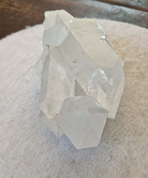 Large Premium Rare Clear White Rock Crystal Cluster 36 - 1.544g H9xW16xD10.5cm