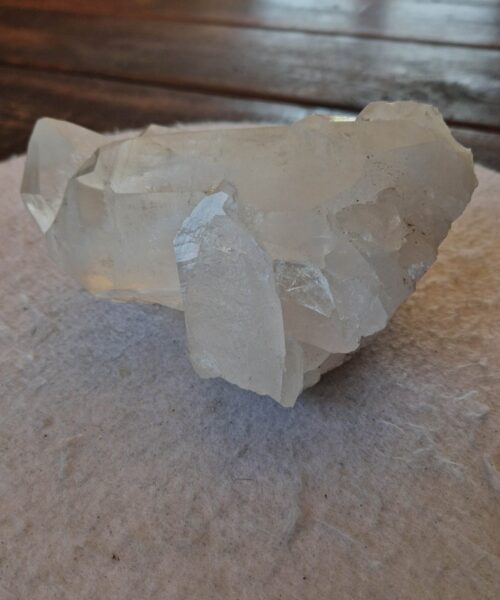 Large Premium Rare Clear White Rock Crystal Cluster 36 - 1.544g H9xW16xD10.5cm - Image 4