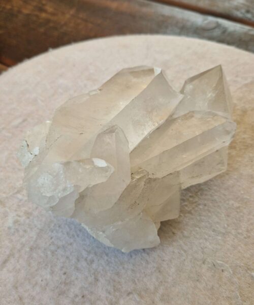 Large Premium Rare Clear White Rock Crystal Cluster 36 - 1.544g H9xW16xD10.5cm - Image 6