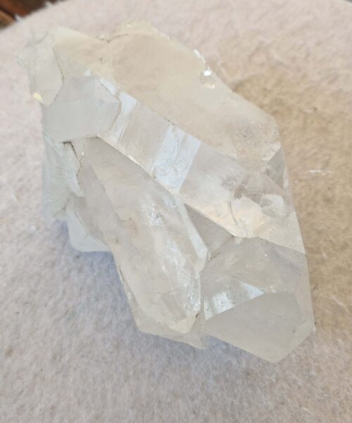 Large Premium Rare Clear White Rock Crystal Cluster 36 - 1.544g H9xW16xD10.5cm - Image 9
