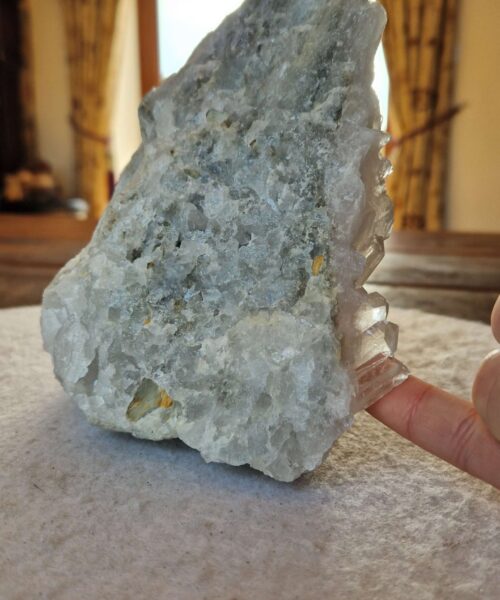 HUGE Premium Rare Clear White Rock Crystal Cluster 38 - 2.182g H16.5xW14xD11cm - Image 6