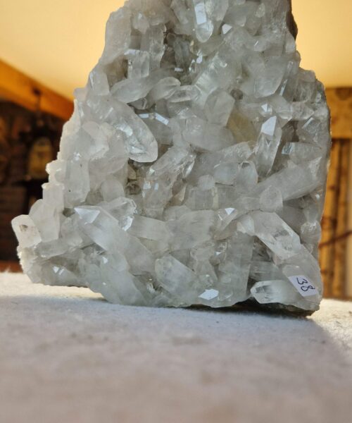 HUGE Premium Rare Clear White Rock Crystal Cluster 38 - 2.182g H16.5xW14xD11cm - Image 9