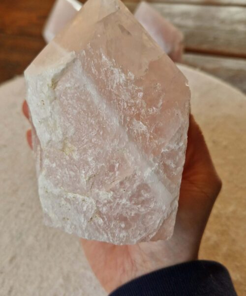 Large Rose Quartz Pink Crystal 31 Quartz Tower Points Polished Tip Gemstones Natural 1.099g H11.5xW8xD7cm - Image 9