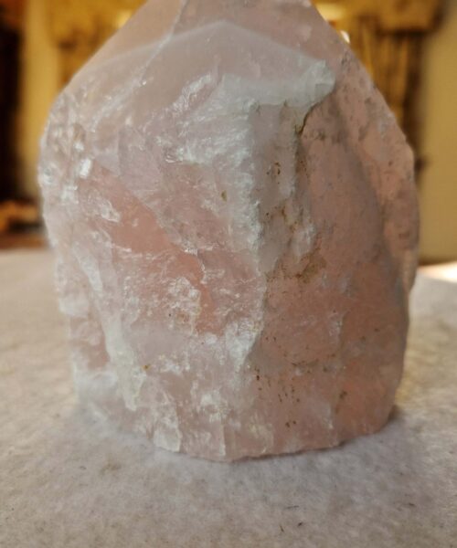 Large Rose Quartz Pink Crystal 31 Quartz Tower Points Polished Tip Gemstones Natural 1.099g H11.5xW8xD7cm