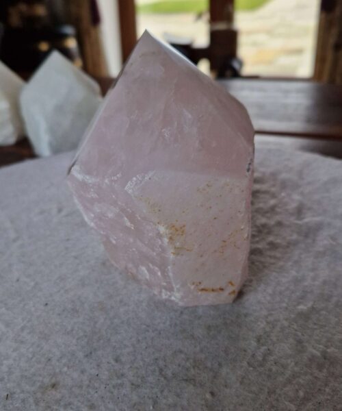 Large Rose Quartz Pink Crystal 12 Quartz Tower Points Polished Tip Gemstones Natural 1.143g H115xW8xD8cm - Image 6