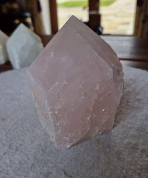 Large Rose Quartz Pink Crystal 12 Quartz Tower Points Polished Tip Gemstones Natural 1.143g H115xW8xD8cm - Image 7