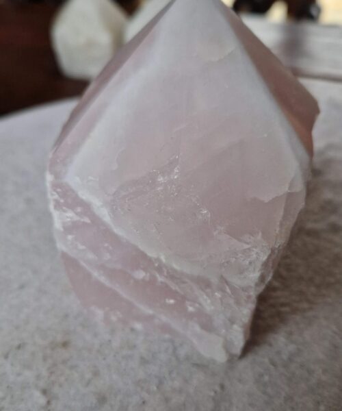 Large Rose Quartz Pink Crystal 13 Quartz Tower Points Polished Tip Gemstones Natural 1.096g H11xW8xD8cm - Image 9