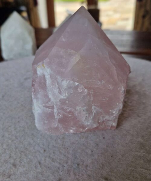 Large Rose Quartz Pink Crystal 18 Quartz Tower Points Polished Tip Gemstones Natural 1.079g H10xW8.5xD8cm - Image 6