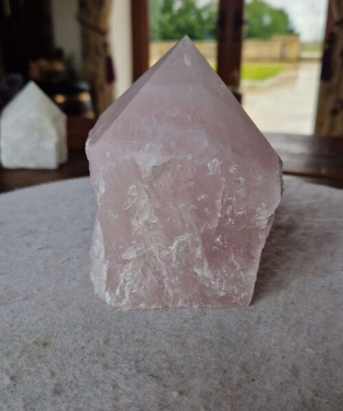 Large Rose Quartz Pink Crystal 20 Quartz Tower Points Polished Tip Gemstones Natural 1.072g H12xW8xD7cm - Image 5