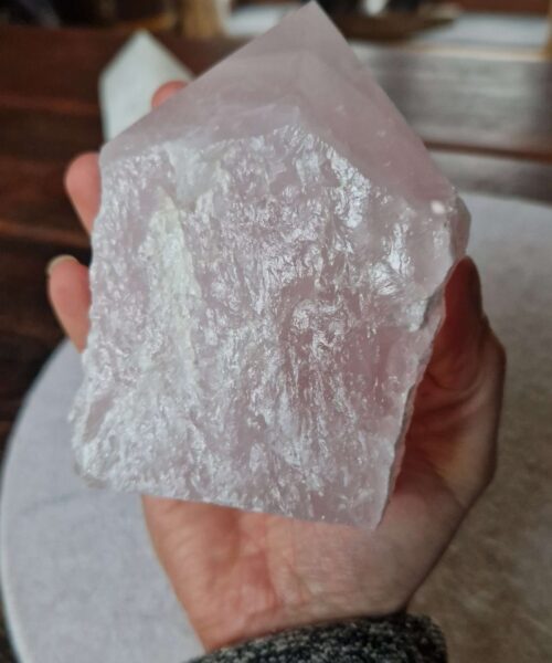 Large Rose Quartz Pink Crystal 20 Quartz Tower Points Polished Tip Gemstones Natural 1.072g H12xW8xD7cm - Image 9