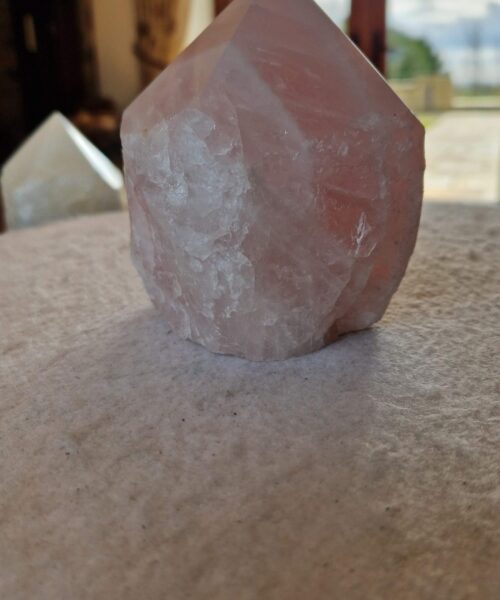 Large Rose Quartz Pink Crystal 23 Quartz Tower Points Polished Tip Gemstones Natural 1.058g H11xW8xD7.5cm - Image 9