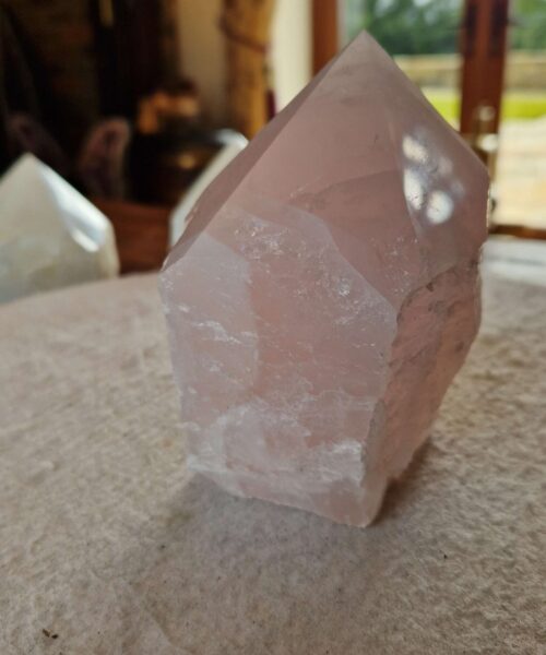Large Rose Quartz Pink Crystal 24 Quartz Tower Points Polished Tip Gemstones Natural 951g H11.5xW8xD7cm - Image 5