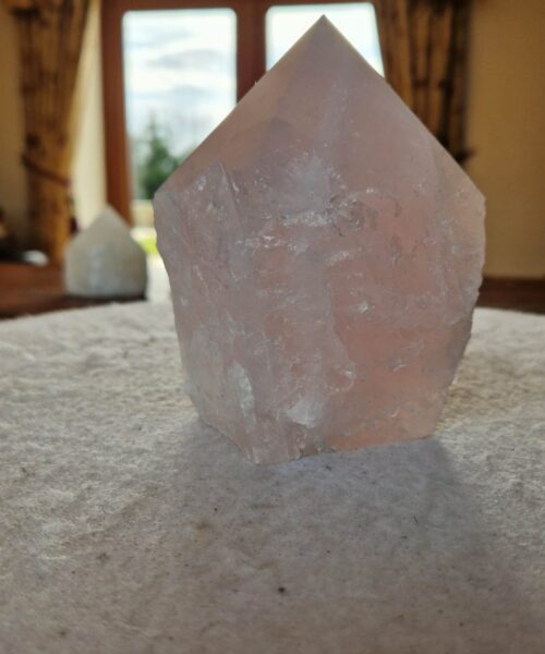 Large Rose Quartz Pink Crystal 24 Quartz Tower Points Polished Tip Gemstones Natural 951g H11.5xW8xD7cm - Image 9