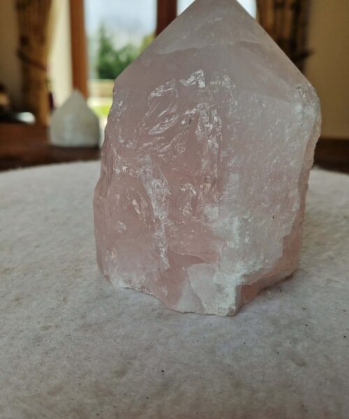 Large Rose Quartz Pink Crystal 26 Quartz Tower Points Polished Tip Gemstones Natural 1.205g H12xW8.5xD8cm - Image 10