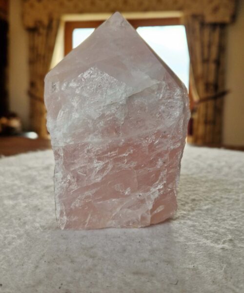 Large Rose Quartz Pink Crystal 27 Quartz Tower Points Polished Tip Gemstones Natural 1.045g H12xW8xD7.5cm - Image 10