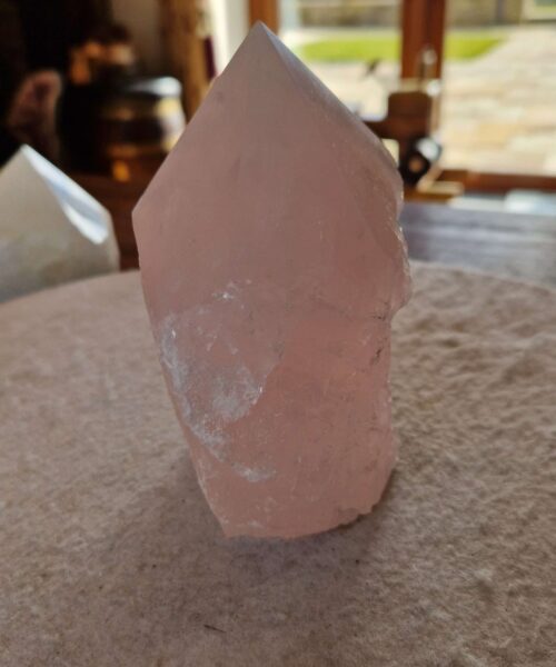 Large Rose Quartz Pink Crystal 28 Quartz Tower Points Polished Tip Gemstones Natural 1.149g H13xW8.5xD7cm - Image 7
