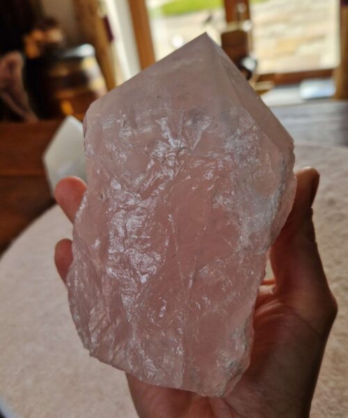 Large Rose Quartz Pink Crystal 28 Quartz Tower Points Polished Tip Gemstones Natural 1.149g H13xW8.5xD7cm - Image 9