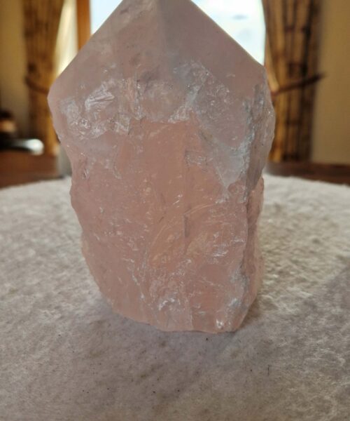Large Rose Quartz Pink Crystal 28 Quartz Tower Points Polished Tip Gemstones Natural 1.149g H13xW8.5xD7cm - Image 10
