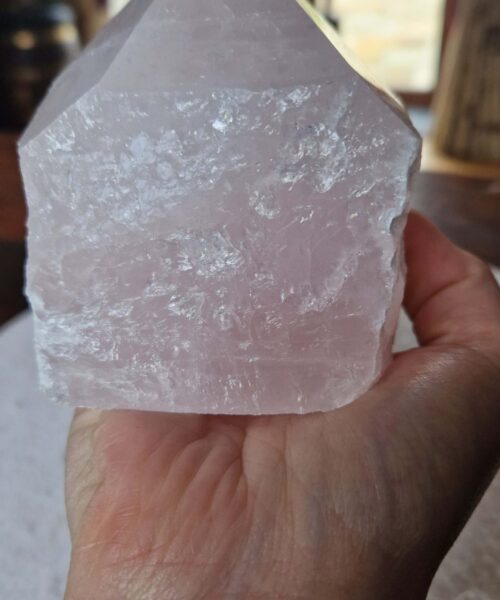 Large Rose Quartz Pink Crystal 34 Quartz Tower Points Polished Tip Gemstones Natural 977g H9.5xW7xD7cm - Image 8