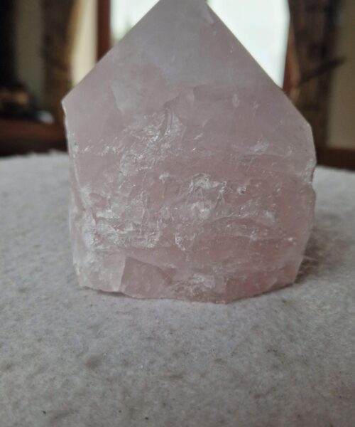 Large Rose Quartz Pink Crystal 34 Quartz Tower Points Polished Tip Gemstones Natural 977g H9.5xW7xD7cm - Image 9