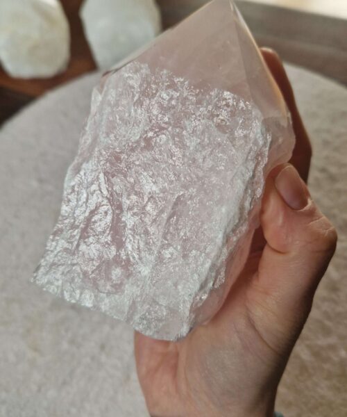 Large Rose Quartz Pink Crystal 35 Quartz Tower Points Polished Tip Gemstones Natural 1.144g H12x10xD8.5cm - Image 10
