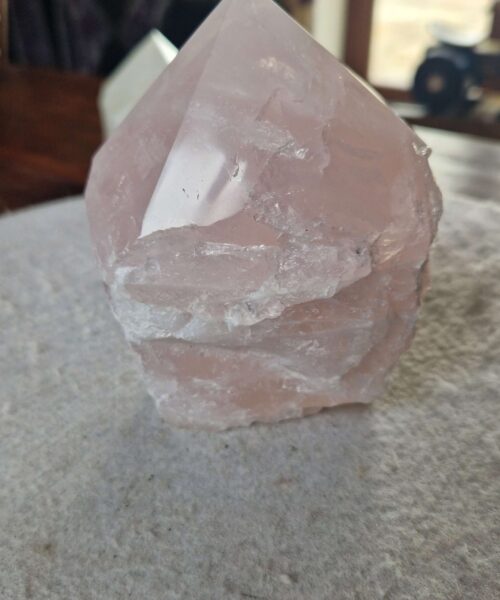Large Rose Quartz Pink Crystal 37 Quartz Tower Points Polished Tip Gemstones Natural 1.024g H12xW9xD7cm - Image 5