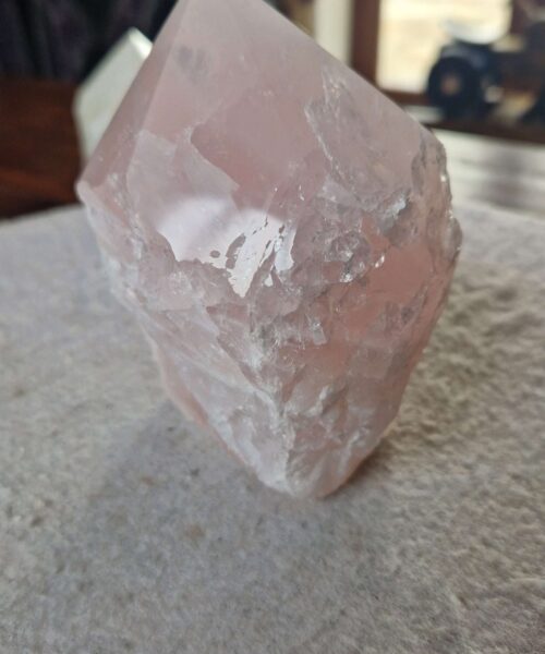 Large Rose Quartz Pink Crystal 37 Quartz Tower Points Polished Tip Gemstones Natural 1.024g H12xW9xD7cm - Image 6