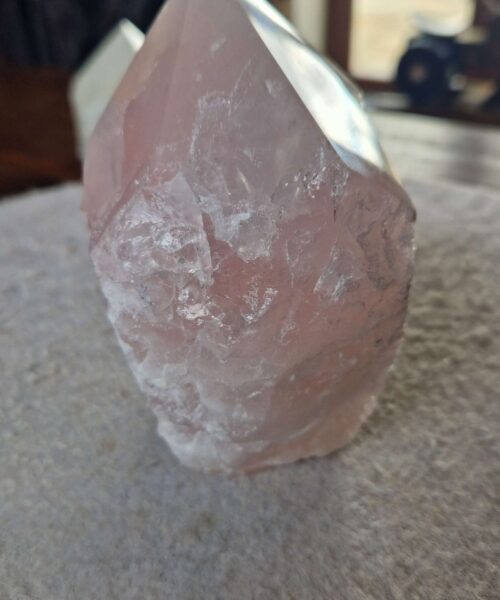 Large Rose Quartz Pink Crystal 37 Quartz Tower Points Polished Tip Gemstones Natural 1.024g H12xW9xD7cm - Image 7