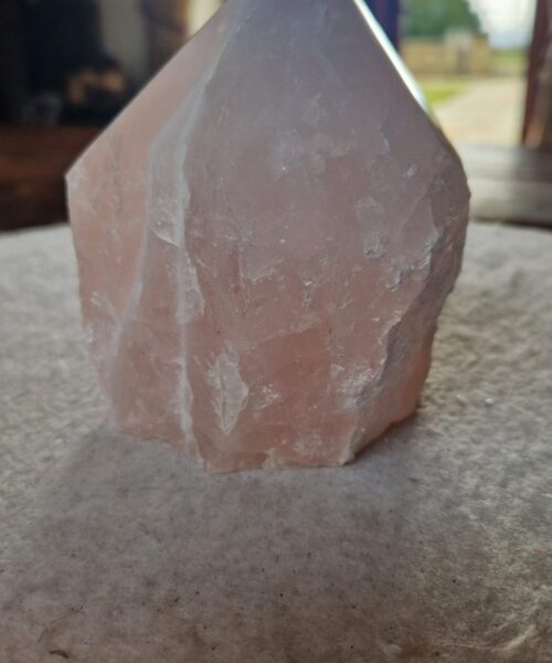 Large Rose Quartz Pink Crystal 38 Quartz Tower Points Polished Tip Gemstones Natural 1.062g H11xW9.5xD8cm - Image 10