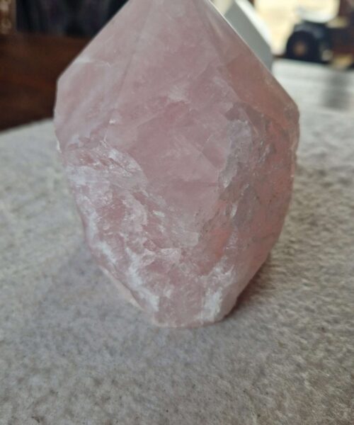 Large Rose Quartz Pink Crystal 39 Quartz Tower Points Polished Tip Gemstones Natural 1.145g H11xW9xD8.5cm - Image 3