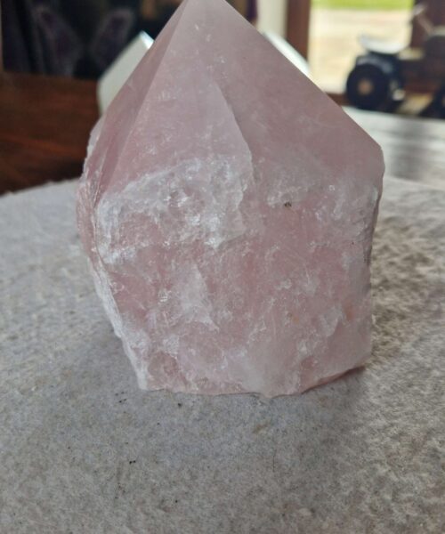 Large Rose Quartz Pink Crystal 39 Quartz Tower Points Polished Tip Gemstones Natural 1.145g H11xW9xD8.5cm - Image 6