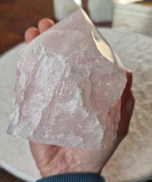 Large Rose Quartz Pink Crystal 39 Quartz Tower Points Polished Tip Gemstones Natural 1.145g H11xW9xD8.5cm - Image 9