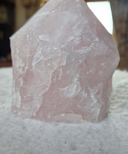 Large Rose Quartz Pink Crystal 39 Quartz Tower Points Polished Tip Gemstones Natural 1.145g H11xW9xD8.5cm - Image 10