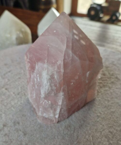 Large Rose Quartz Pink Crystal 40 Quartz Tower Points Polished Tip Gemstones Natural 1.057g H11xW8xD7cm - Image 3