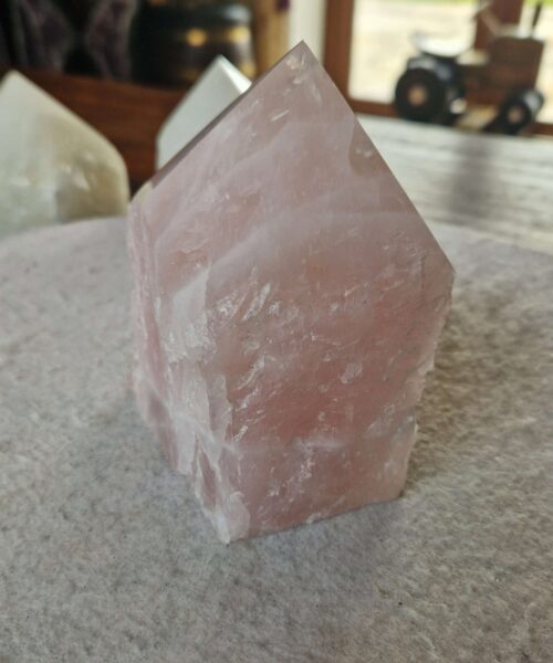 Large Rose Quartz Pink Crystal 40 Quartz Tower Points Polished Tip Gemstones Natural 1.057g H11xW8xD7cm - Image 5