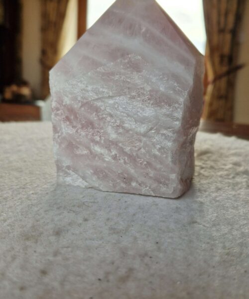 Large Rose Quartz Pink Crystal 44 Quartz Tower Points Polished Tip Gemstones Natural 1.216g H11.5xW8xD8cm - Image 8
