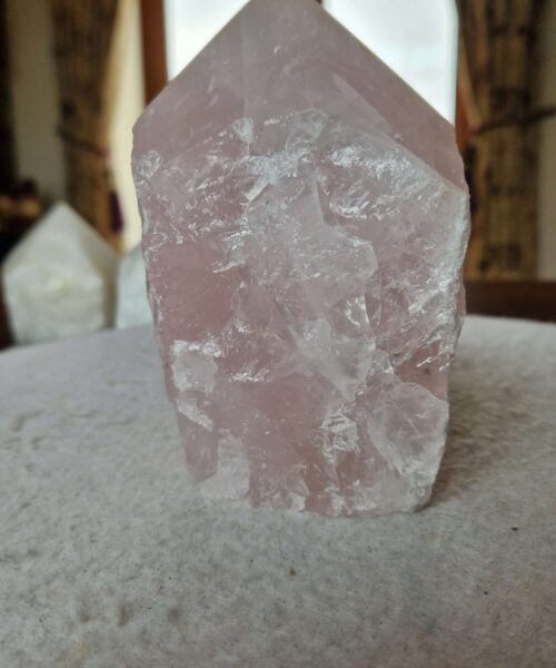Large Rose Quartz Pink Crystal 8 Quartz Tower Points Polished Tip Gemstones Natural 1.101g H13xW7.5xD7cm - Image 10